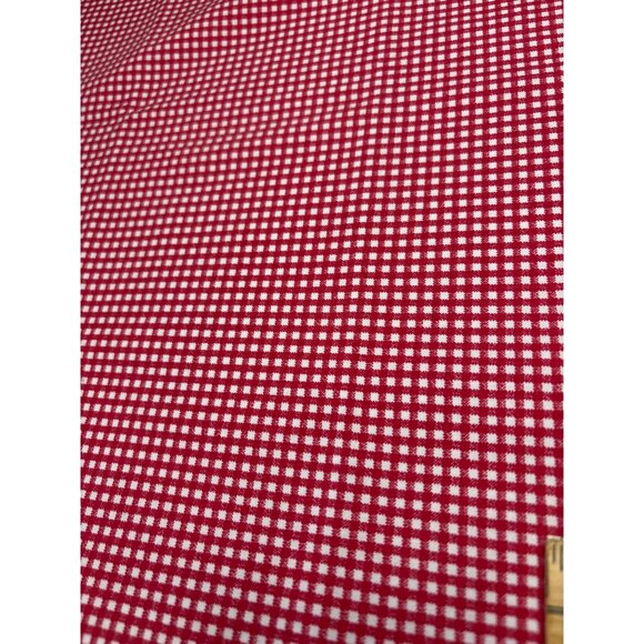 Red & White Gingham Cotton Fabric 17" x 44" Crafts Sewing Projects - Picture 5 of 9